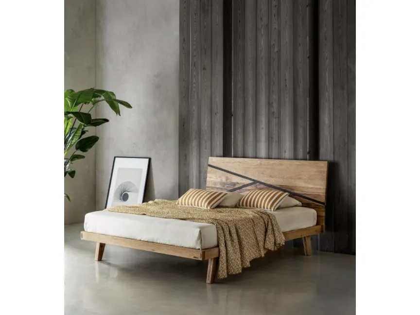 Letto Madeira in rovere nodato di Le Fablier