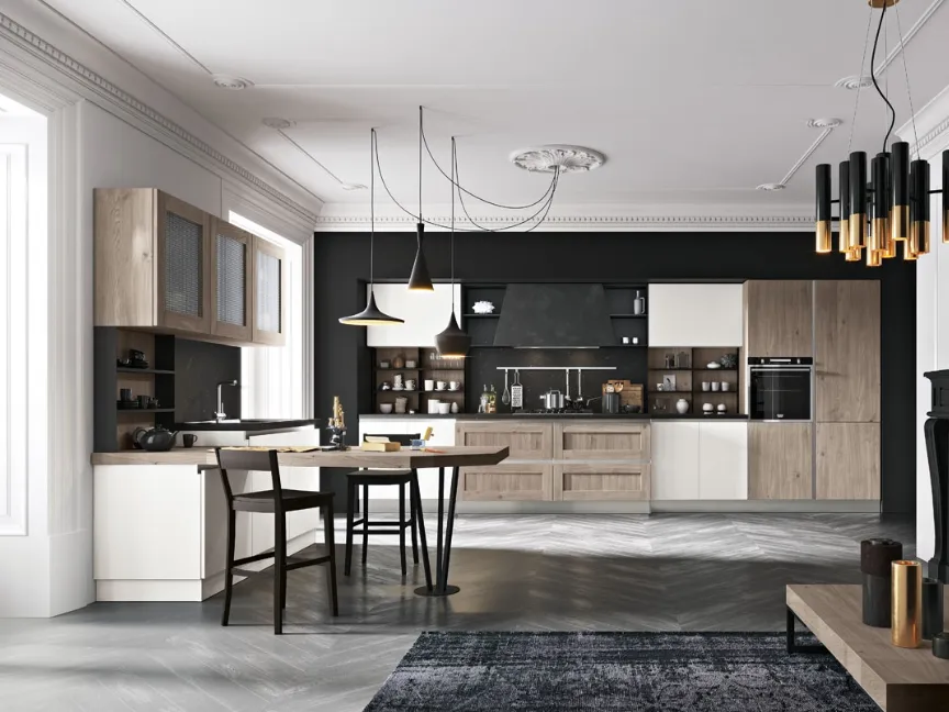 Cucina Moderna con penisola Daytona Elegance Style 50 di Spar